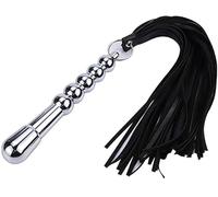 HUNTVE 2 en 1 Fouet en Cuir de Culture équestre pour Performance