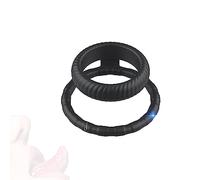 HUNTVE Anneau de résistance du prépuce Composite mâle Double Couche Haute élasticité (Noir).