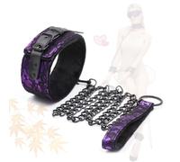 HUNTVE Collier Punk Rock Gothique en Cuir avec chaîne Ajustable et Laisse détachable pour Femme