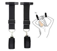 HUNTVE Menottes de Suspension réglables, Souples et Confortables, en Nylon (Noir)