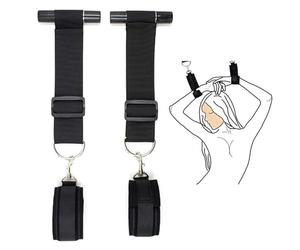 HUNTVE Menottes de Suspension réglables, Souples et Confortables, en Nylon (Noir)
