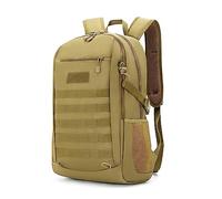 HUNTVP 30L Sac à Dos Cartable Tactique Militaire Molle Sac à Dos de Cours Sac de Multifonction pour Chasse Randonnée Camping Voyage Cyclisme Trekking Scalade (30l-Marron A)