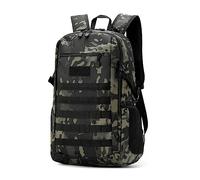 HUNTVP 30L Sac à Dos Cartable Tactique Militaire Molle Sac à Dos de Cours Sac de Multifonction pour Chasse Randonnée Camping Voyage Cyclisme Trekking Scalade (30l-Camo A)