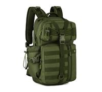 HUNTVP 30L Sac a Dos Militaire Voyage Homme Tactique Sacs de College Molle Sac de Chasse(30l-armée verte)