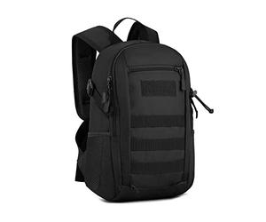 HUNTVP Mini sac à dos militaire MOLLE 10 L/20 L Sac à dos tactique pour chasse, camping, trekking, Noir 10 l, 10L US, Sac à dos