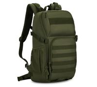 HUNTVP Sac a Dos Militaire,25L Sac à Dos Homme Tactique Sacs à Dos de Randonnée Multifonction for Trekking/en Plein air/Camping/Voyage/Pêche/Escalade/Alpinisme(25L-armée verte)