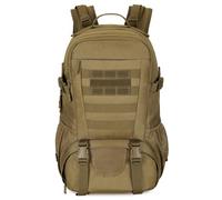 HUNTVP Sac à dos militaire Molle tactique Sac à dos Sac à dos Gear Assault Pack Sac à dos pour la chasse, le camping, la randonnée Sac à dos 30 L, marron, Large, Sac à dos tactique