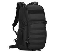 HUNTVP Sac à Dos Tactique Militaire 25L/35L avec Système MOLLE, Imperméable Multi-Poches Backpack Grande Capacité pour Randonnée Camping Voyage