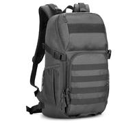 HUNTVP Sac à Dos Tactique Militaire 25L/35L avec Système MOLLE, Imperméable Multi-Poches Backpack Grande Capacité pour Randonnée Camping Voyage