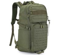 HUNTVP Sac à Dos Tactique Militaire 25L/35L avec Système MOLLE, Imperméable Multi-Poches Backpack Grande Capacité pour Randonnée Camping Voyage