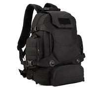 HUNTVP Sac à dos tactique militaire MOLLE 40L WR 3 voies avec patch