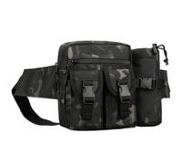 Huntvp Sac Banane,Sac de Ceinture Tactique Militaire avec Poche de Bouteille d'eau Homme Femme pour Sport Randonnée Camping Voyage Cyclisme Escalade Chasse Trekking Excursion (Camo)