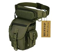 Huntvp Sacoche de Jambe imperméable pour Homme pour la Chasse, la Course, la randonnée, Le Cyclisme, Le Camping