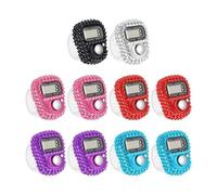 HUNYA Compteurs de Doigts Compteur D'anneaux Compteur de Clics Compteur de Rangée de Tricot Compteur de Doigt Électronique Compteur de Doigt Numérique Compteurs de Comptage à Main