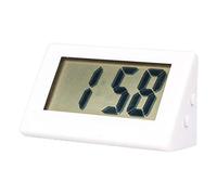 HUNYA Pendulettes de Bureau, Petite Horloge Numérique No Tick Réveil Électrique, Horloge Électronique de Bureau, Petite Horloge Silencieuse, pour Cuisine, Salle de Classe, Chambre à Coucher