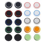 Huoflame Lot de 20 capuchons de joystick en silicone pour manette PS5, PS4, Xbox - Pour une meilleure précision et un confort améliorés - Protège les joysticks, antidérapants, durables - Pour PS5, PS4