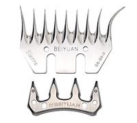 HUOHUOZHU Tondeuse Mouton, Tondeuse Mouton Acier Inoxydable, Cisailles Laine éLectriques, Cisailles ChèVre Mouton ChèVre Animal (9 Teeth Scimitar)