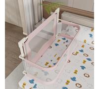 HUOLE 3 en 1 Berceau Cododo pour Bébé, Berceau bébé evolutif, lit de Voyage pour Enfants, Parc, pour bébés et Enfants de la Naissance jusqu'à 35 kg, Pliable Compact,120 * 50 * 105 cm (Rose)