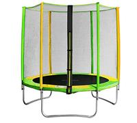 HUOLE 4.5FT Trampoline avec Filet de sécurité, Tapis de Saut, Tapis de sécurité, Mini Trampolines pour Enfants en intérieur ou en extérieur,Trampoline de Jardin ExtéRieur Enfants Adultes, Vert