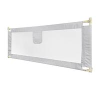 HUOLE Barriere de Lit Enfant avec Barriere Rabattable Antichute Barrière Securite de lit Enfant Protection de Lit pour Tout-Petits Gris foncé Un côté-2,0 m - Gris foncé