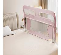HUOLE Berceau Cododo pour Bébé, fenêtre en Maille Respirante et Visible, Lit Cododo, jusqu'à 50 kg, lit de Voyage pour Enfants, Parc,120 * 50 * 105 cm (Rose)