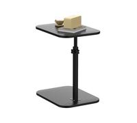 HUOLE Bureau Gamer, Bureau Assis-Debout réglable en Hauteur, Ergonomique, Facile à Utiliser, Support de Table lit pour canapé, 40 x 30 x 80 cm - Forme en C - Noir