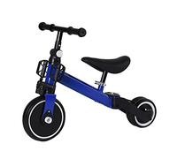 HUOLE Draisienne Bebe, Jouet Enfant pour 12-24 Mois, 4 Ruotes, Cadeau du Premier Anniversaire d'un Enfant (Poids corporel Max. 25 kg), Jouet pour Filles et Garçons-Deux -in-Un (Bleu)