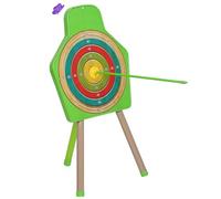 HUOLE Ensemble de Tir à l'arc pour Enfants, Arc et Flèche Enfant Jouets, Ensemble de Combinaison de Double Cible de Tir, Comprenant avec 6 Flèches, 2 Arc, Intérieur et Extérieur Jeux pour Enfants