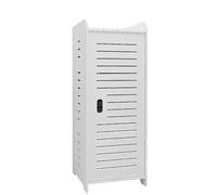 HUOLE Meuble Colonne de Salle de Bain Haute Meuble Rangement, Armoire sur Pied, pour Salon, Salle à Manger, Cuisine, pour Salle de Bain,30 * 30 * 80cm -Blanc