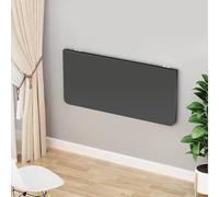 HUOLE Table Pliante Murale,Table Murale Rabattable en Bois, Table Pliante Multifonctionnelle, Tables de Salle à Manger, Bureau d'ordinateur,Table de Cuisine-80 * 50 * 1.6 cm-Noir