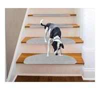 HUOLE Tapis de Sol antidérapants pour escaliers,Tapis en Rouleau de Polyester,marches d'escalier de Style Minimaliste Moderne pour escaliers intérieurs et extérieurs,Appartements (Gris (30))