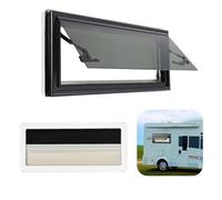HUOMMGS À Pousser Fenetre Camping Car avec Moustiquaire & 18% Transmission Lumineuse 85° Vitrage Trempé Fenêtre Camping Car Mise à Jour Fenetre van Aménagé Fenêtres pour Camping-Cars (700 x 300mm)