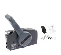 HUOMMGS Commande de papillon pour bateau avec réglage d'amortissement, corde de sécurité, verrouillage du ralenti, boîte de télécommande, fixation latérale, boîte de commande à gaz marine (inverse)