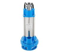 HUOMMGS Pompe à eaux usées 2200 W - Hauteur de refoulement maximale : 25 m et profondeur d'immersion : 30 m - Pompe pour eaux usées - Avec poignée - 26000 l/h - Mise à niveau - Pompe submersible pour