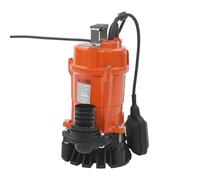 HUOMMGS Pompe à eaux usées 550 W - Hauteur de refoulement maximale : 15 m et profondeur d'immersion maximale : 10 m - Pompe à boue 16000 l/h - Pompe submersible pour eaux usées - Avec poignée - Pompe
