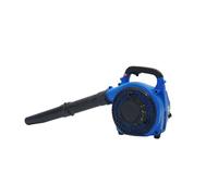 HUOMMGS Souffleur à feuilles à essence 25,4 cm³ avec 2 tubes de soufflage Moteur refroidi par air à 2 temps 750 W Souffleur portable Aspirateur à feuilles à essence Souffleur à gaz manuel pour