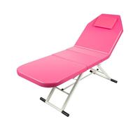 HUOMMGS Table de massage pliable - Jusqu'à 250 kg - Réglable en hauteur - Portable - 180 x 60 cm - Accélération de massage avec coussin - Pour salons de massage des pieds, centres de santé