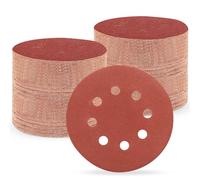 Huopueit 150 pièces disques abrasifs de 125 mm, 180 Grains Papier Poncer 8 Trous pour Ponceuse Orbitale Aléatoire (150 pièces, 180 grains)