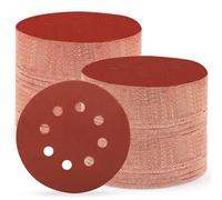 Huopueit 150 pièces disques abrasifs de 125 mm, 600 Grains Papier Poncer 8 Trous pour Ponceuse Orbitale Aléatoire (150 pièces, 600 grains)