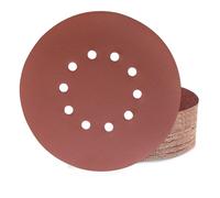 Huopueit 40 Pièces Disque Abrasif 225 mm 10 Trous Grain 240 Papier Disque Poncage pour Cloisons Sèches Ponceuse Girafe