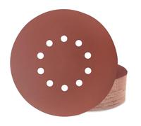 Huopueit 40 Pièces Disque Abrasif 225 mm 10 Trous Grain 600 Papier Disque Poncage pour Cloisons Sèches Ponceuse Girafe