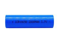 HUOYALU Batterie Pack 3.7V2000mAH18650 Batterie au Lithium Rechargeable, pour Les lumières solaires, Sonnette, lumières du Jardin, Souris