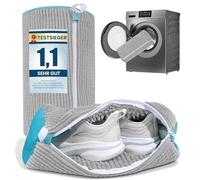 HUPIRCT 2pcs Sac Lavage Chaussures Machine à Laver, Réutilisable, Nettoyage à 360 Degrés, Fermeture éclair à Verrouillage Automatique Invisible, Convient à Toutes les Chaussures et Machines à Laver