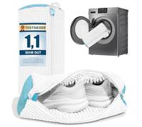 HUPIRCT 2pcs Sac Lavage Chaussures Machine à Laver, Réutilisable, Nettoyage à 360 Degrés, Fermeture éclair à Verrouillage Automatique Invisible, Convient à Toutes les Chaussures et Machines à Laver