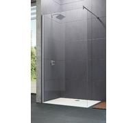 Huppe Design Pure 4-kąt paroi de douche 100 cm argenté brillant/verre transparent 8P1107.092.322