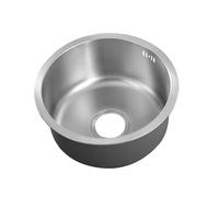 HUPQCVX Évier De Restaurant Professionnel avec Finition Brossée, Mini Évier Simple, Fonctionnement Silencieux, Montage sur Comptoir Supérieur Et Inférieur, 42,5 Cm.(30cm)