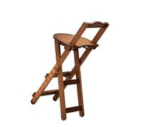 HUPQCVX Petit Tabouret Épaissi, Forte Capacité De Charge, Portable Et Peu Encombrant for Un Usage Domestique, Tabouret De Bar, Chaise Pliante(Tea Color,M)