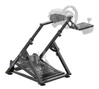 Huracan Support Volant Pliable, Réglable en Hauteur, Pédalier Inclinable | Châssis en Acier, Support Volant Réglable de 65 à 80 cm, Angle du Pédalier Ajustable pour Simulateur de Course