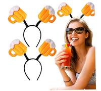 Huraoerrrr 2pcs Bire Hat Hair Hoops, Yellow Bier Mug Bandband pour les célébrations sur le thème de l'allemand Accessoire