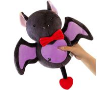 Huraoerrrr Bat de 9 Pouces en Peluche, Chauve-Souris en Peluche intégrée sonore de poupée en Douce pour Les Cadeaux décoration intérieure d'halloween